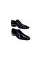 Damatlik-Classic Genuine Leather, Black Patent Leather, Leather Lining, Genuine Leather Sole Shoes
