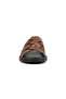 Gr0501 Genuine Leather Inside and Out, Non-Slip Sole, Non-Irritating, Comfortable, Soft Strap, Home and Outdoor Pool Slippers - 7