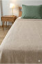 Cotton Woven Natural Single Pique-Bedspread 165X215 Beige - 2