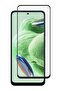 واقي شاشة زجاجي متوافق مع هاتف Xiaomi Redmi Note 12 Pro Plus، مضاد للكهرباء الساكنة والغبار، مع إطار