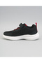 Hook & Loop Closure Memory Foam Shoes - Red & Black - 2