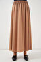Women's Long Camel Skirt - 5