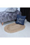 Handmade Indian Braided Jute Rug - Natural Oval Area Rug for Boho Home Decor