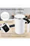 Stainless Steel Auto Stirring Coffee Mug – Portable Temperature Sensing Travel Cup - 5