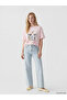 Pink Mickey Mouse Printed 100% Cotton Women's T-Shirt - 2