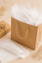 White Wrapping Paper 50X70 cm 25 Pcs Thin Semi-Transparent Gift Wrapping Paper / Gift Paper - 2