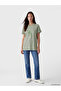 Esvab • Modern & Distinctive Zero Roba Collar Printed Women's T-Shirt - 3