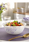CLQ Purple Floral Serving Bowl 205mm 3pcs - 4