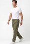 Men's Khaki Parachute Fabric Oversize Ultra Light Trousers Wide Leg Comfortable Fit Casual Sports - 5