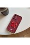 Oppo A5 5g Compatible Case Camera Protector Claret Red Silicone Couple Phone Case Bow Tie Pattern - 5