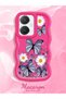 Vivo Y27 Compatible Case Camera Protector Red Silicone Couple Phone Case Butterfly Pattern - 2