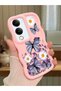 Vivo Y04S Compatible Case Camera Protector Pink Silicone Couple Phone Case Butterfly Pattern