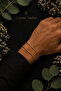 Gold Color Rope Bracelet Golden Yellow Adjustable Minimal Macrame Bracelet - 3