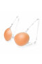 Transparent Strap Silicone Bra Push up Padded Front Clip Adjustable Strap Invisible Skin Color Bra - 4