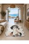 Sdt Flat Shaped Patterned Modern Woven Base Decorative Carpet Sdtamor212 - 3