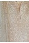Elegant Long Sleeve Evening Dress with Sequins and Pearl Embellishments - 6