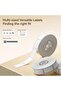 D11/D110 Label Tape 3 Rolls, Self-Adhesive Thermal Label Refills 14x30mm, White