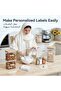 D110 Upgraded Version Mini Label Maker Machine with 3 Rolls, Portable Bluetooth Thermal Printer - 4