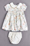 Printed Flared Dress with Bloomers