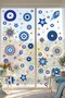 Nazar Boncuğu Glass Sticker Set 120 Pieces |   Double-Sided Uv Printed Decorative Window and Glass Ornament - 4