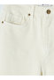 Ecru Wideleg Women's Jean Trousers - 3