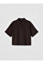 Brown Muslin Women's Shirt - 5
