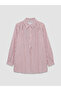 Lcw Everyday Pink Striped Women's Shirt Tunic - 5