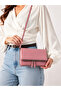Foldable Pink Chain Detailed Shoulder and Crossbody Bag - 3