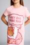 100% Cotton Short Sleeve Printed Light Pink Nightgown Girls H8106A826Hs - 4