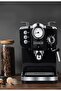 ME-ECM2015 Espresso Coffee Machine - 1.2L, 20 Bar, with Adjustable Steam Knob and Thermometer (Black)| 1100W - 3