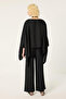 Bat Sleeve Blouse Pants Set - 5