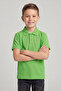 Unisex Kids Green Lacoste Polo Collar Short Sleeve School T-Shirt