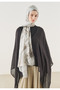 Soft Lines Pattern Soft Viscose Shawl Stone - 2