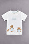 Embroidered T-Shirt and Joggers Set - 2