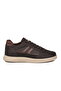 Brown Textile Lace-Up Men's Casual Shoes - 2