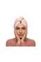 4 Layers Muslin 100% Cotton Pink Color Women's Hair Cap / Hair Drying Towel