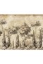 Selvi Panoramic Vintage Mediterranean Garden Self-Adhesive Wallpaper - 8