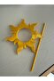 Sun Design Plastic Hair Clip-Half Bun Clip-Sun Shaped 3D Printing Hair Clip - 2