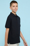 Textured Polo T-Shirt with Short Sleeves - 2