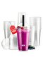 100Pcs 16Oz Plastic Cups with Lids and Straws, Disposable Cups for Iced Coffee, Smoothie, Milkshake, Cold Drinks