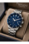 Men's Wristwatch Steel Band Silver Color Functional Premium Design with Calendar Gift Boxed - 2