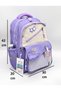Children's Backpack School Bag Set with Accessory Details, Thermal Food Container, and Pen Holder for Primary School - 2