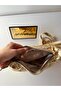 Women's Gold Star Embossed Mini Shoulder Bag - Stylish Baguette Bag for Daily Use - 4