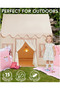 (cl280)Playhouse Play Tent for Kids-Portable with Padded Mat, Star Lights, Carry Bag, Kids Play Tent Indoor & Outdoor, Washable Kids Play House for Toddler - 3