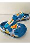 Mersin Md Textile Truck Figured Children's Sandals Slippers