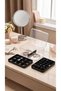 3 Layers Jewelry Organizer Box with 38 Compartments and Clear Lid for Organizing Jewelry, Rings, Earrings, Necklaces - 3