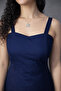 Premium Strappy Sweetheart Neck Midi Dress