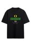 Oregon Ducks Ncaa College American Football Black Oversize T-Shirt