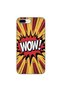 Case compatible with Apple iPhone 7 Plus, 8 Plus Silicone Gel Tpu Comic Book WOW Text Pattern