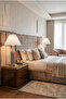 Ferona Modern Silver Decorative Lampshade Pleated Headboard Premium Table Lamp - 2